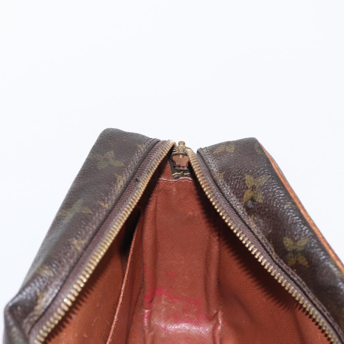 LOUIS VUITTON Monogram Compiegne 28 Clutch Bag M51845 LV Auth BA8542