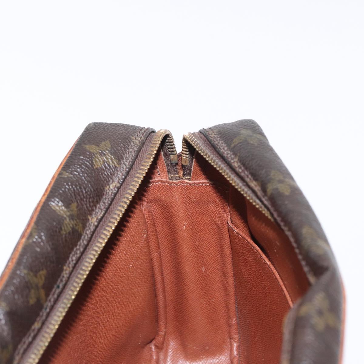 LOUIS VUITTON Monogram Compiegne 28 Clutch Bag M51845 LV Auth BA8542