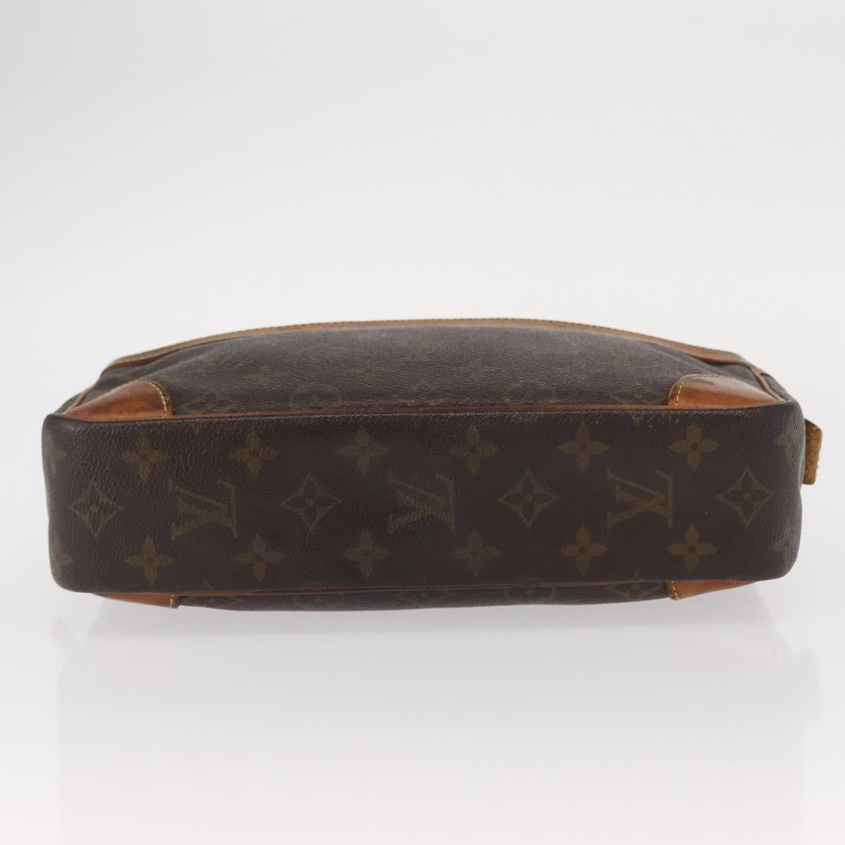 LOUIS VUITTON Monogram Compiegne 28 Clutch Bag M51845 LV Auth BA8542