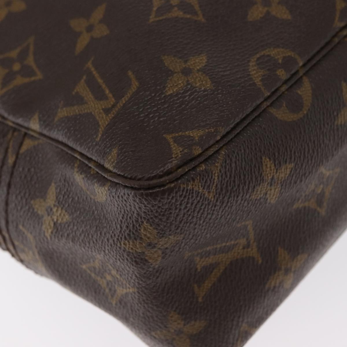 LOUIS VUITTON Monogram Trousse Toilette 28 Clutch Bag M47522 LV Auth BA8543