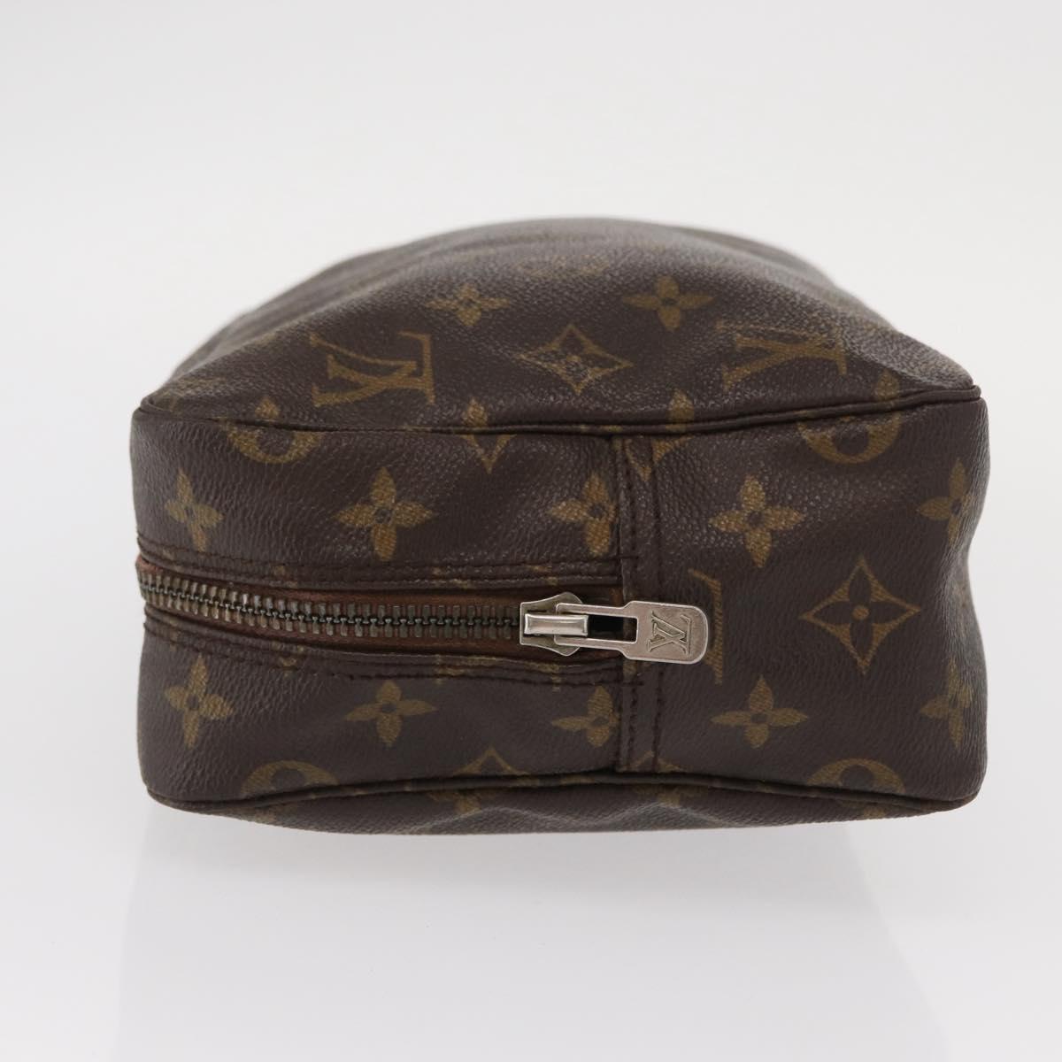 LOUIS VUITTON Monogram Trousse Toilette 28 Clutch Bag M47522 LV Auth BA8543