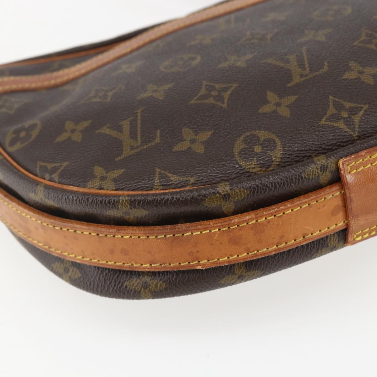 LOUIS VUITTON Monogram Jeune Fille GM Shoulder Bag M51225 LV Auth BA8545