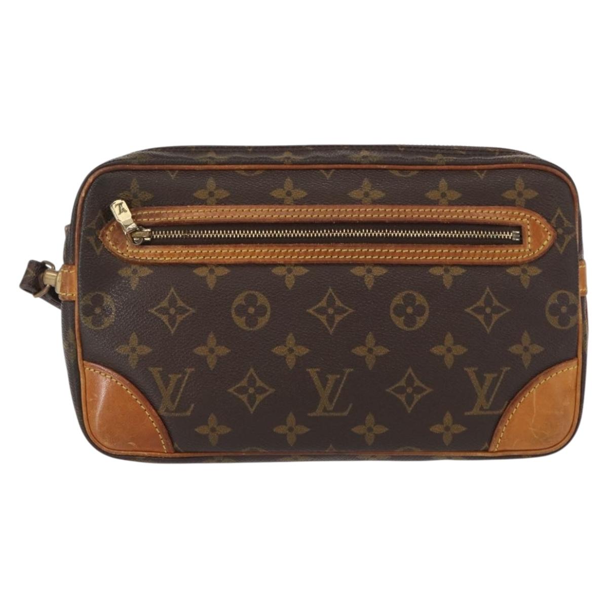 LOUIS VUITTON Monogram Marly Dragonne GM Clutch Bag M51825 LV Auth BA8547