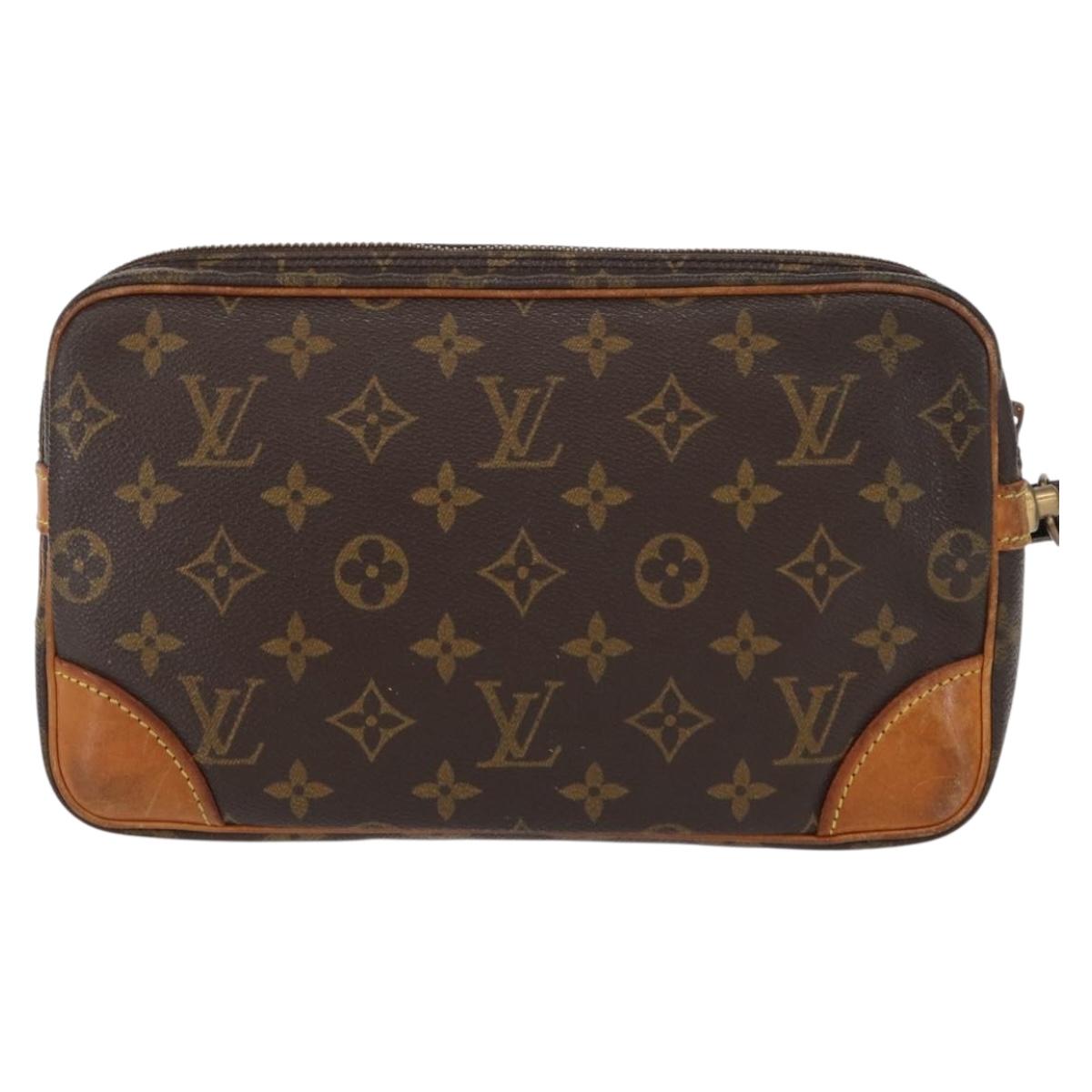 LOUIS VUITTON Monogram Marly Dragonne GM Clutch Bag M51825 LV Auth BA8547
