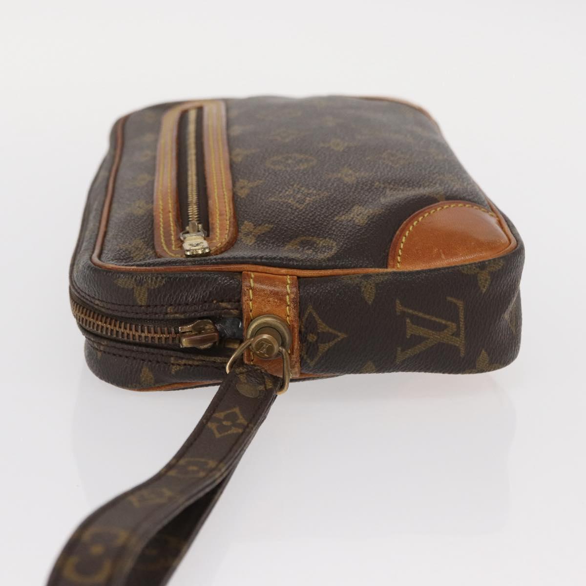 LOUIS VUITTON Monogram Marly Dragonne GM Clutch Bag M51825 LV Auth BA8547