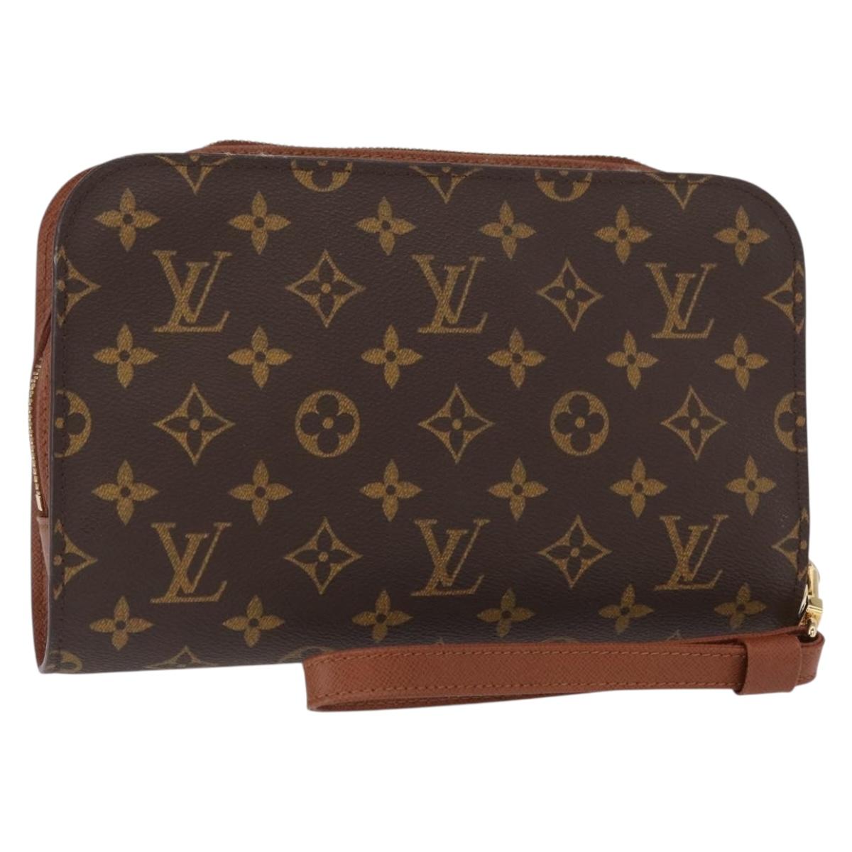LOUIS VUITTON Monogram Orsay Clutch Bag M51790 LV Auth BA8548