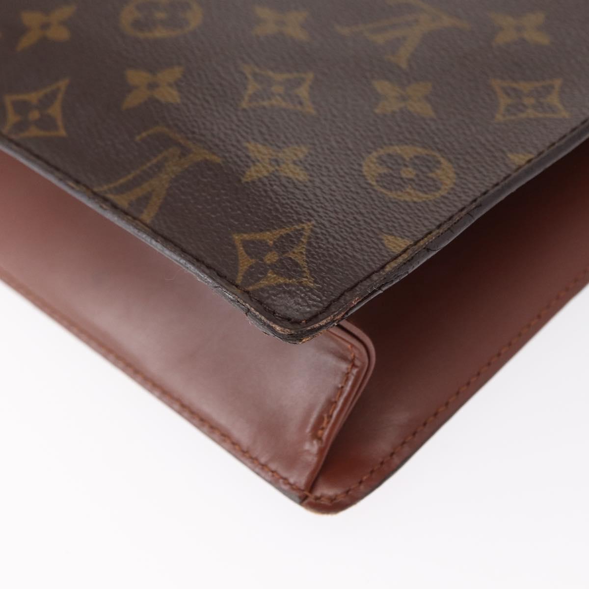 LOUIS VUITTON Monogram Monceau 28 Hand Bag M51185 LV Auth BA8549