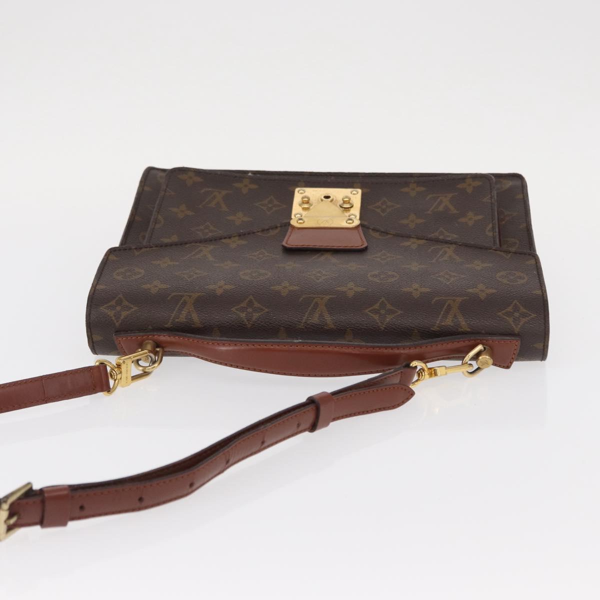LOUIS VUITTON Monogram Monceau 28 Hand Bag M51185 LV Auth BA8549