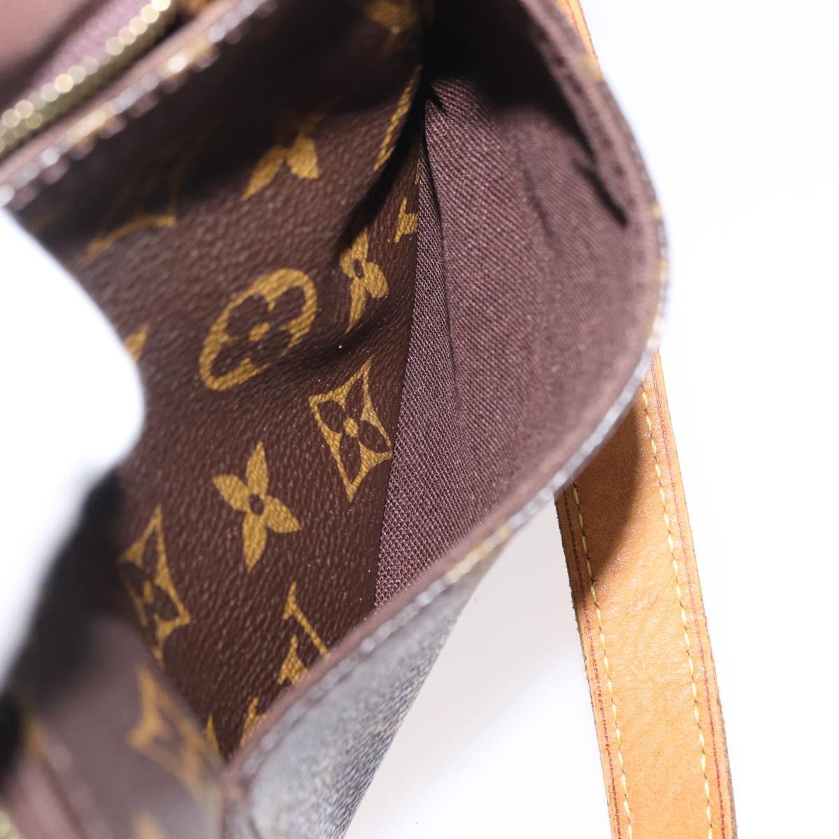 LOUIS VUITTON Monogram Menilmontant PM Shoulder Bag M40474 LV Auth BA8553