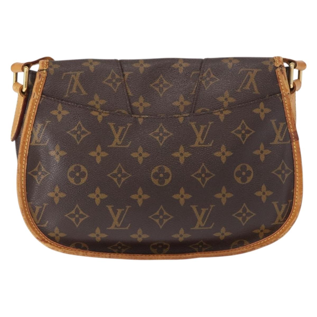 LOUIS VUITTON Monogram Menilmontant PM Shoulder Bag M40474 LV Auth BA8553
