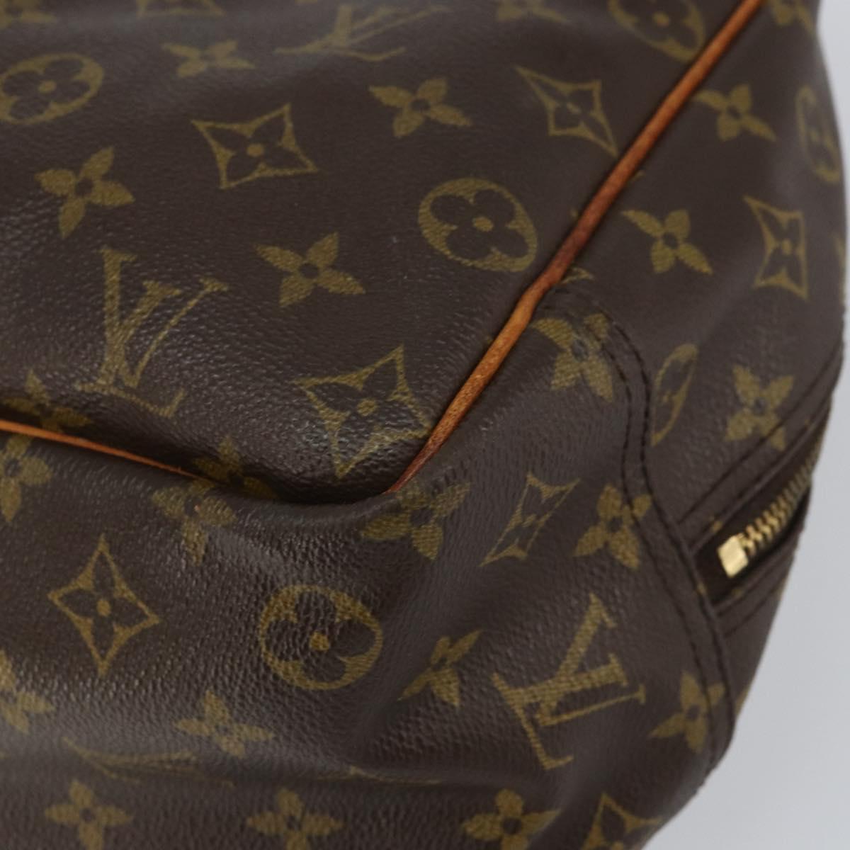 LOUIS VUITTON Monogram Deauville Hand Bag M47270 LV Auth BA8555