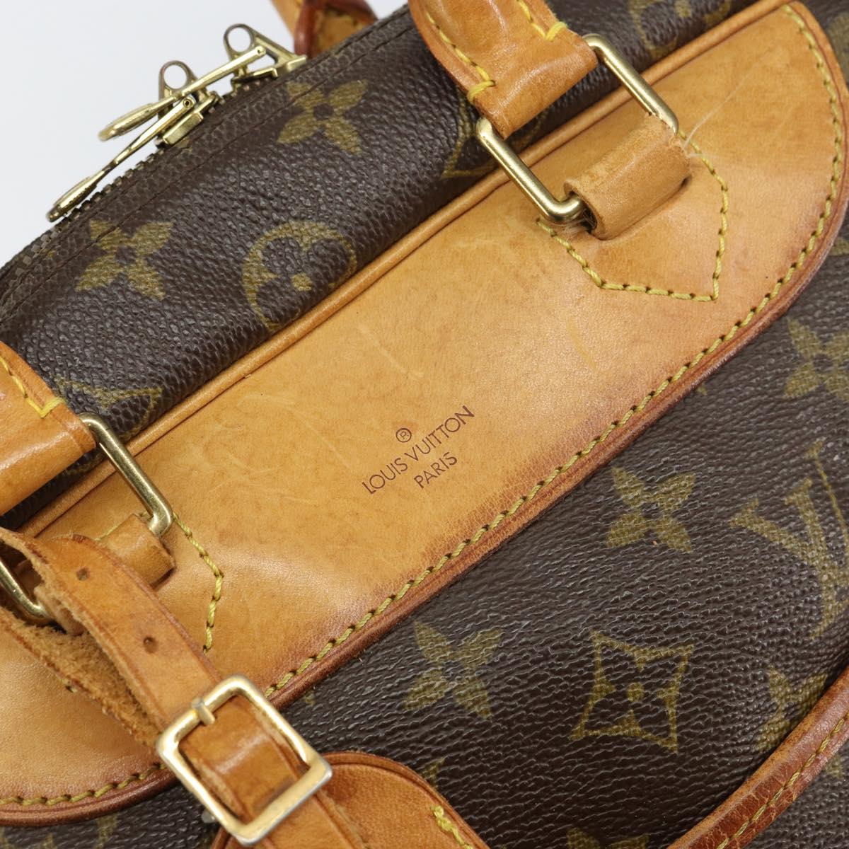 LOUIS VUITTON Monogram Deauville Hand Bag M47270 LV Auth BA8555