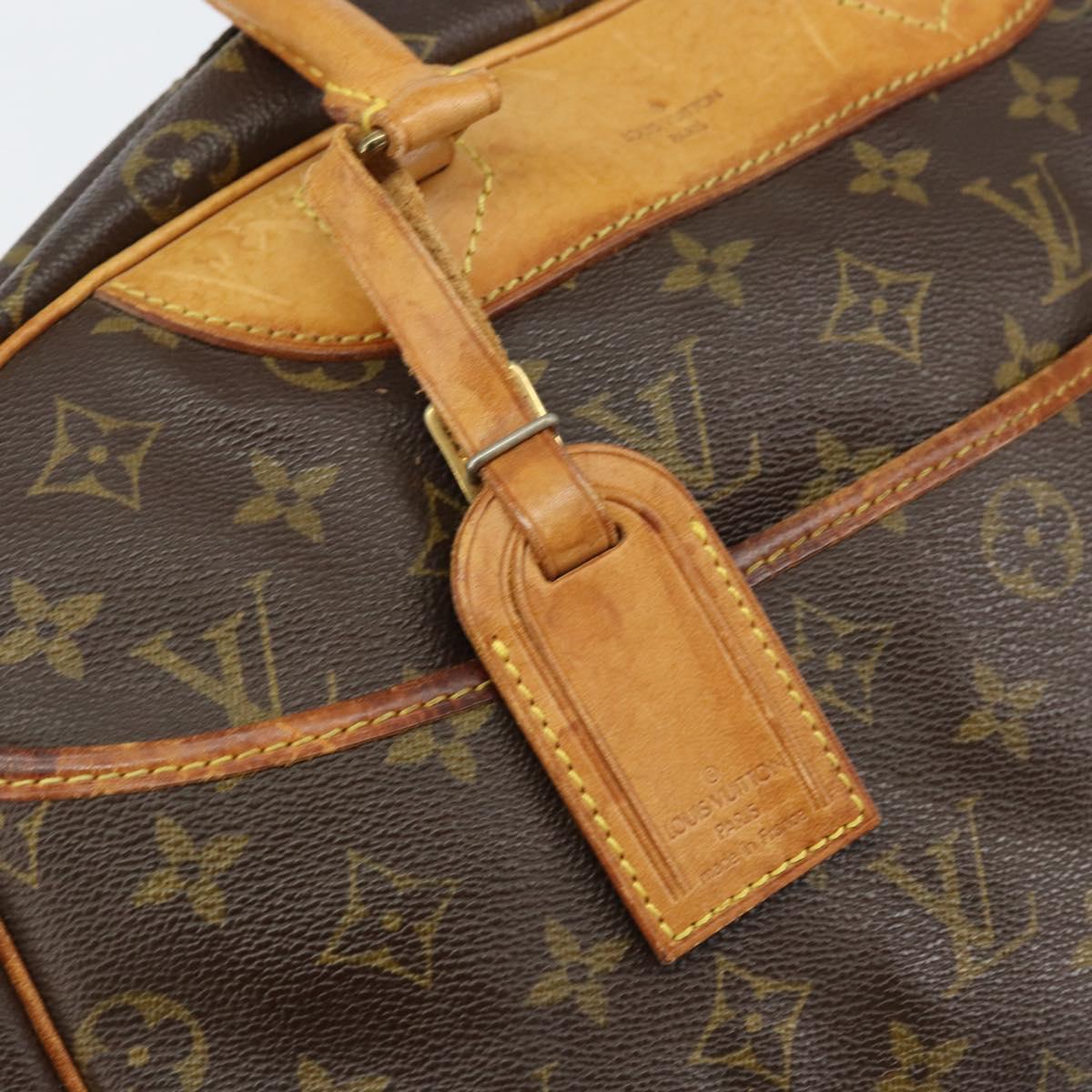 LOUIS VUITTON Monogram Deauville Hand Bag M47270 LV Auth BA8555