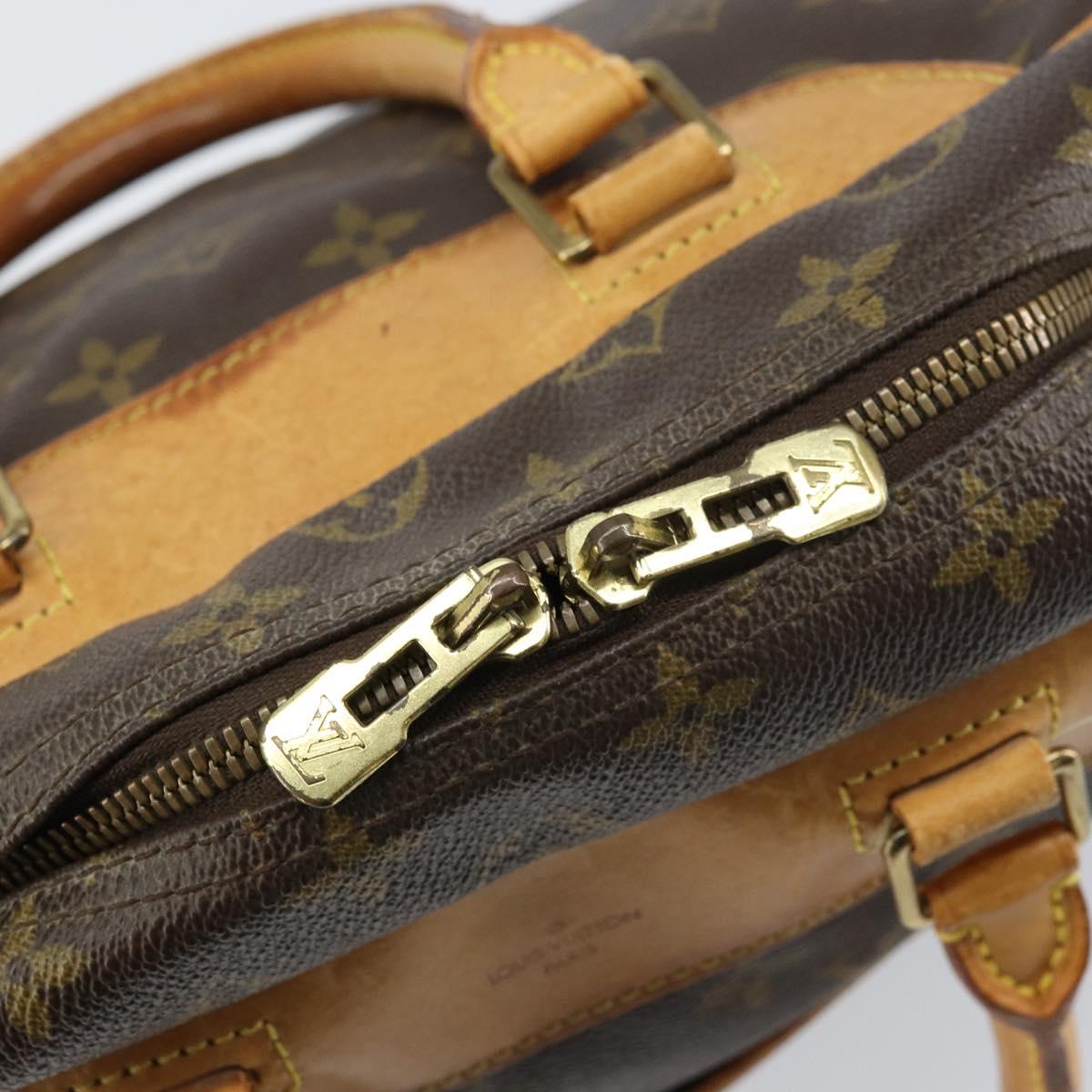 LOUIS VUITTON Monogram Deauville Hand Bag M47270 LV Auth BA8555