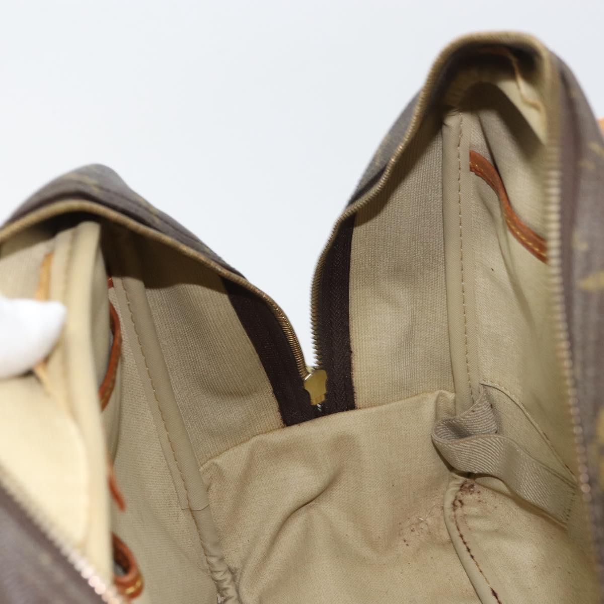 LOUIS VUITTON Monogram Deauville Hand Bag M47270 LV Auth BA8555