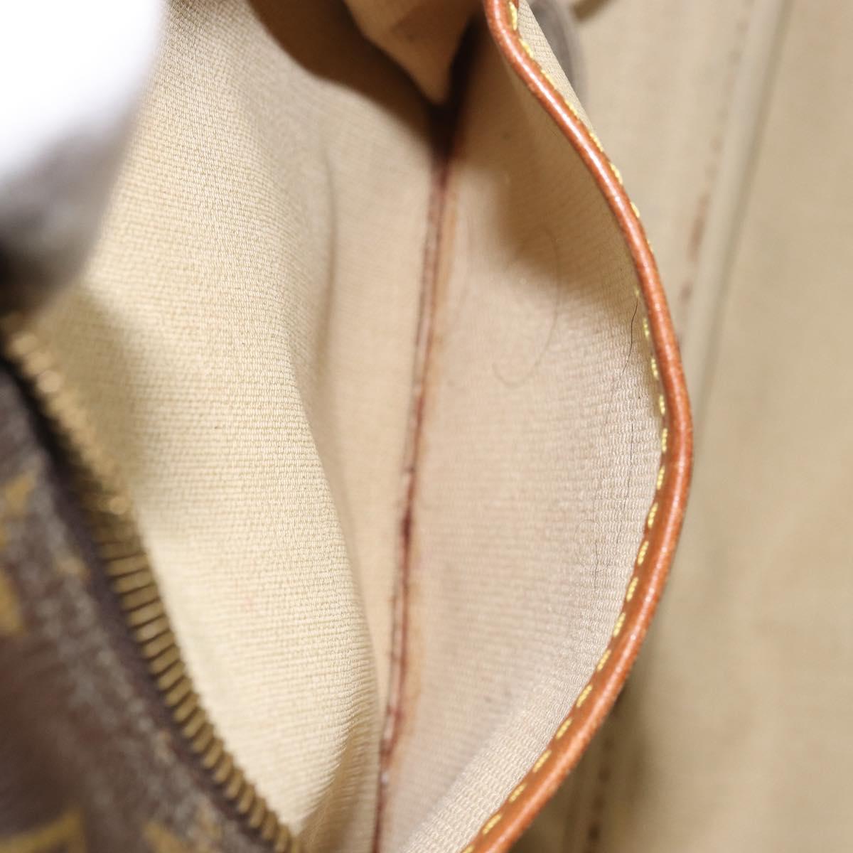 LOUIS VUITTON Monogram Deauville Hand Bag M47270 LV Auth BA8555