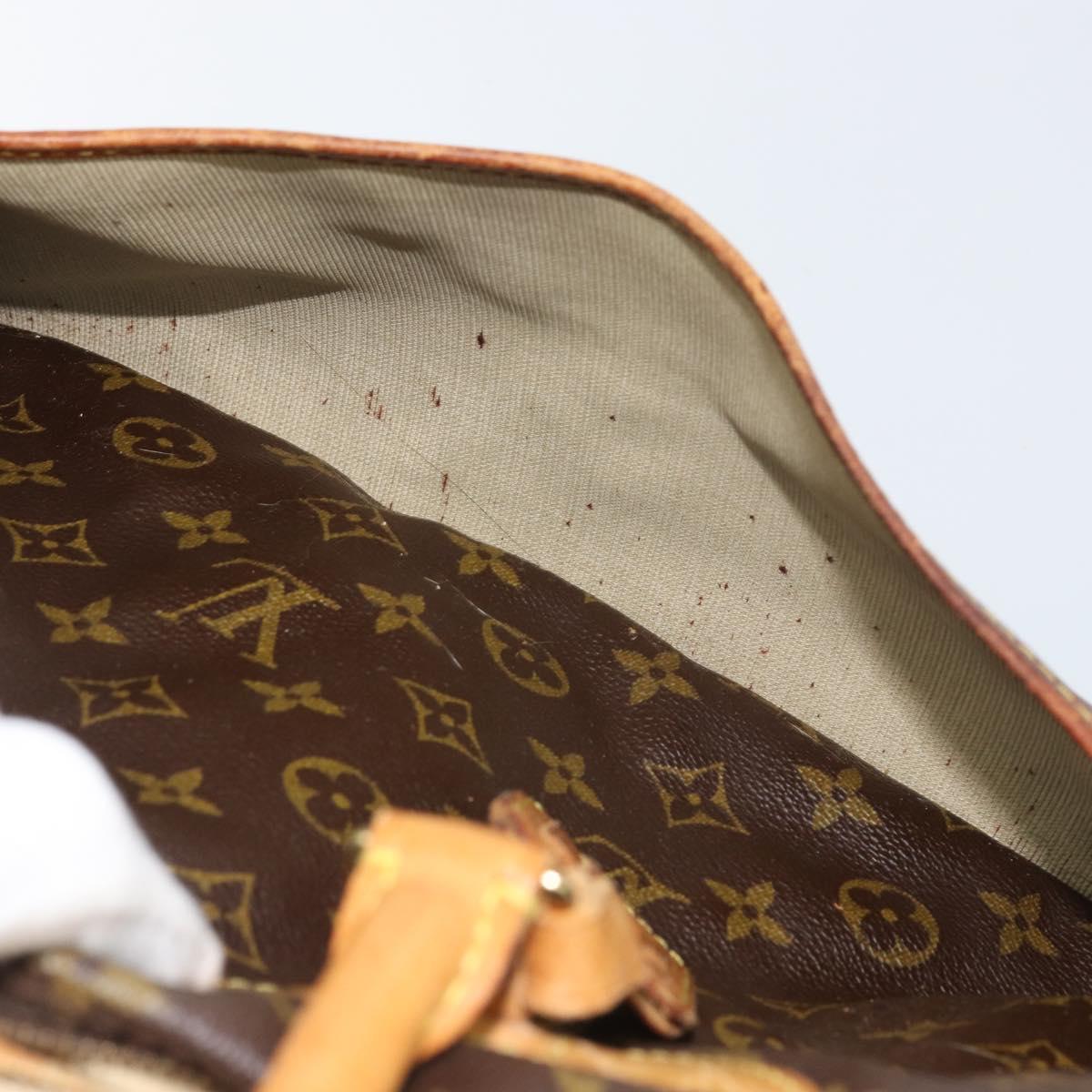 LOUIS VUITTON Monogram Deauville Hand Bag M47270 LV Auth BA8555