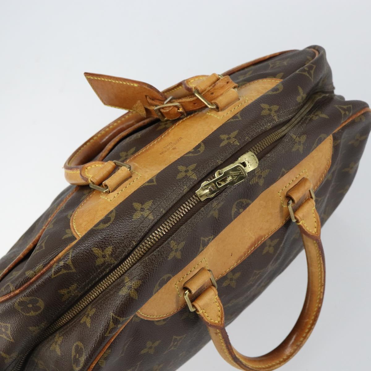 LOUIS VUITTON Monogram Deauville Hand Bag M47270 LV Auth BA8555