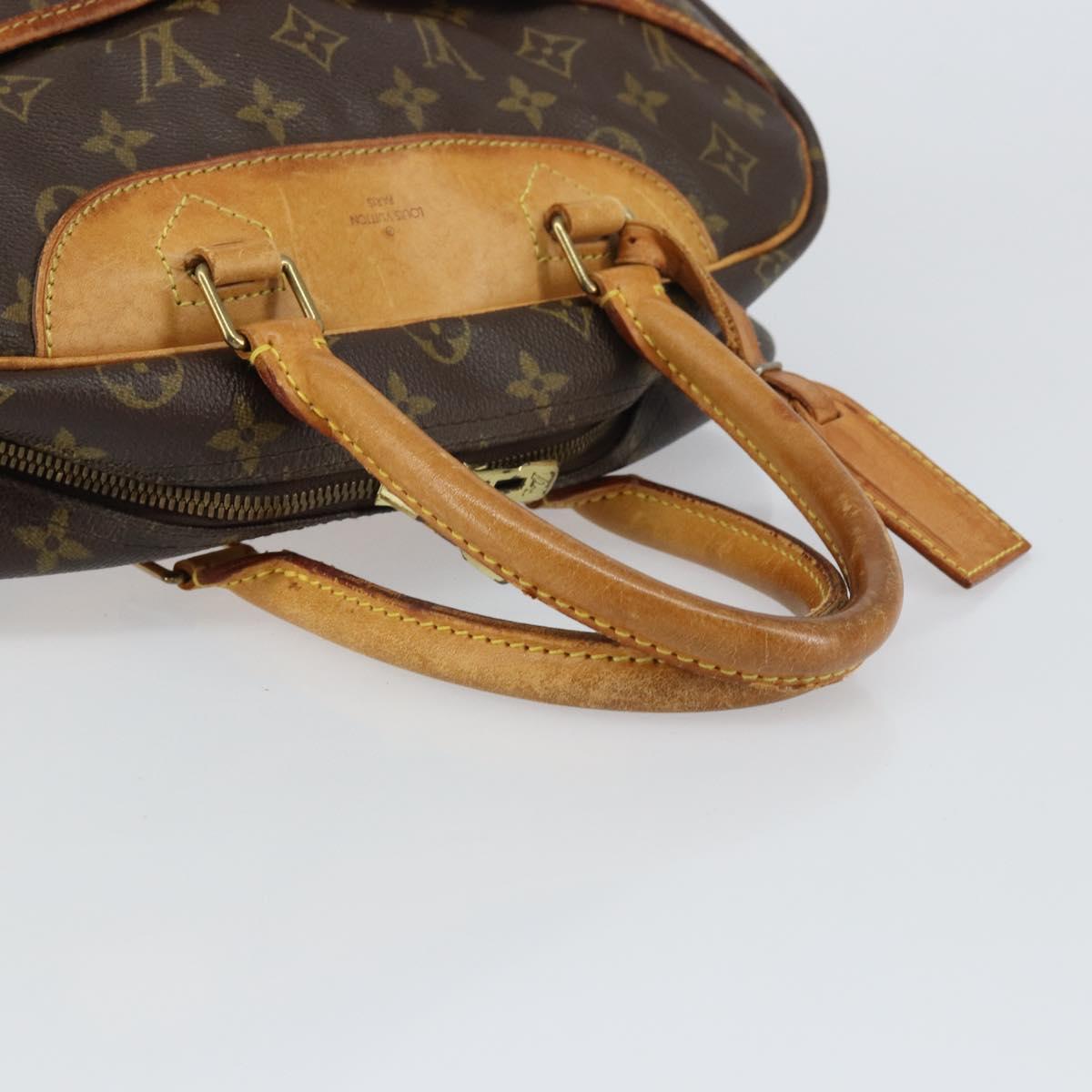 LOUIS VUITTON Monogram Deauville Hand Bag M47270 LV Auth BA8555