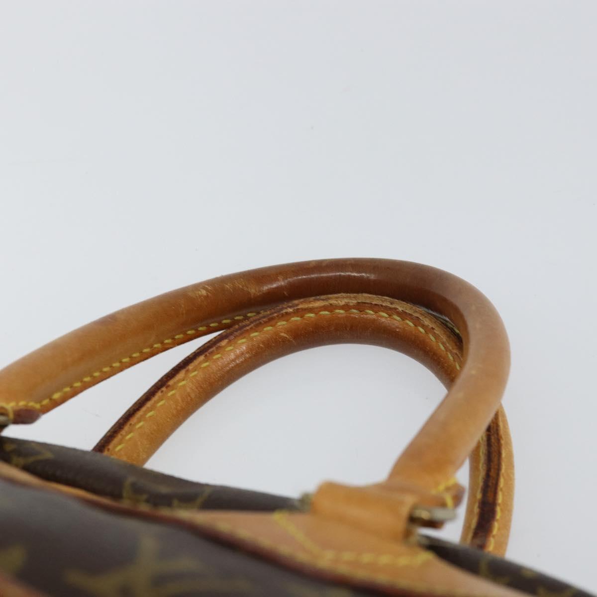LOUIS VUITTON Monogram Deauville Hand Bag M47270 LV Auth BA8555