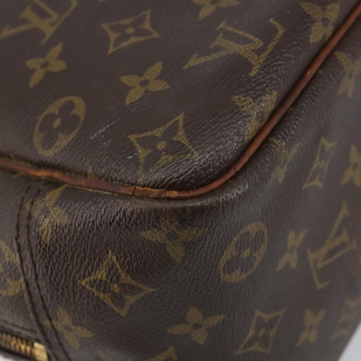 LOUIS VUITTON Monogram Deauville Hand Bag M47270 LV Auth BA8556