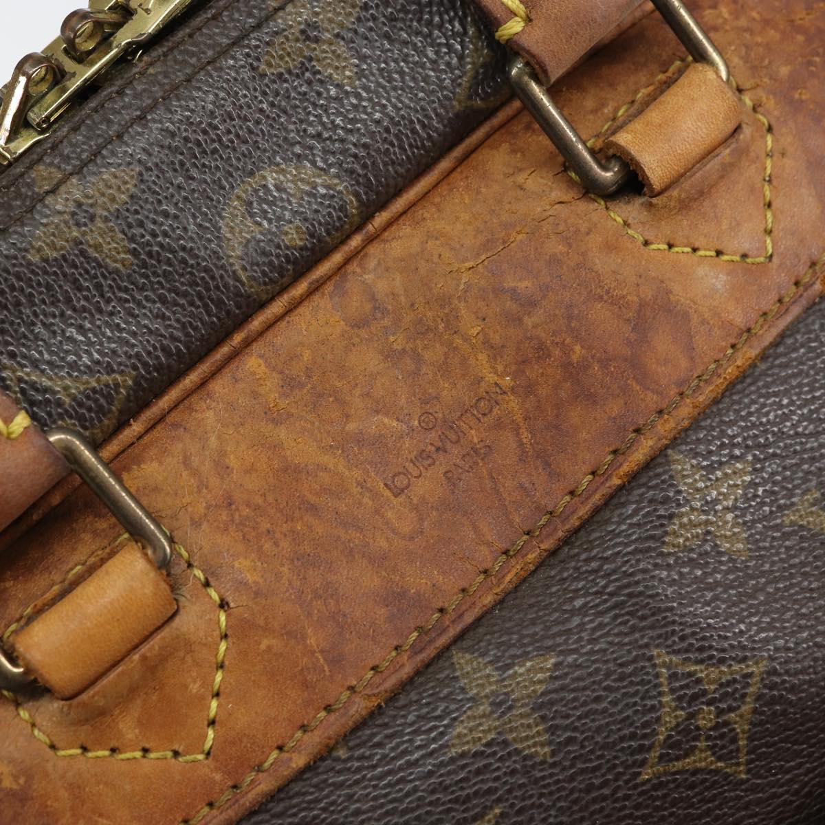 LOUIS VUITTON Monogram Deauville Hand Bag M47270 LV Auth BA8556