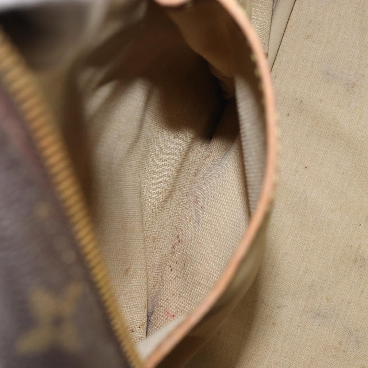 LOUIS VUITTON Monogram Deauville Hand Bag M47270 LV Auth BA8556