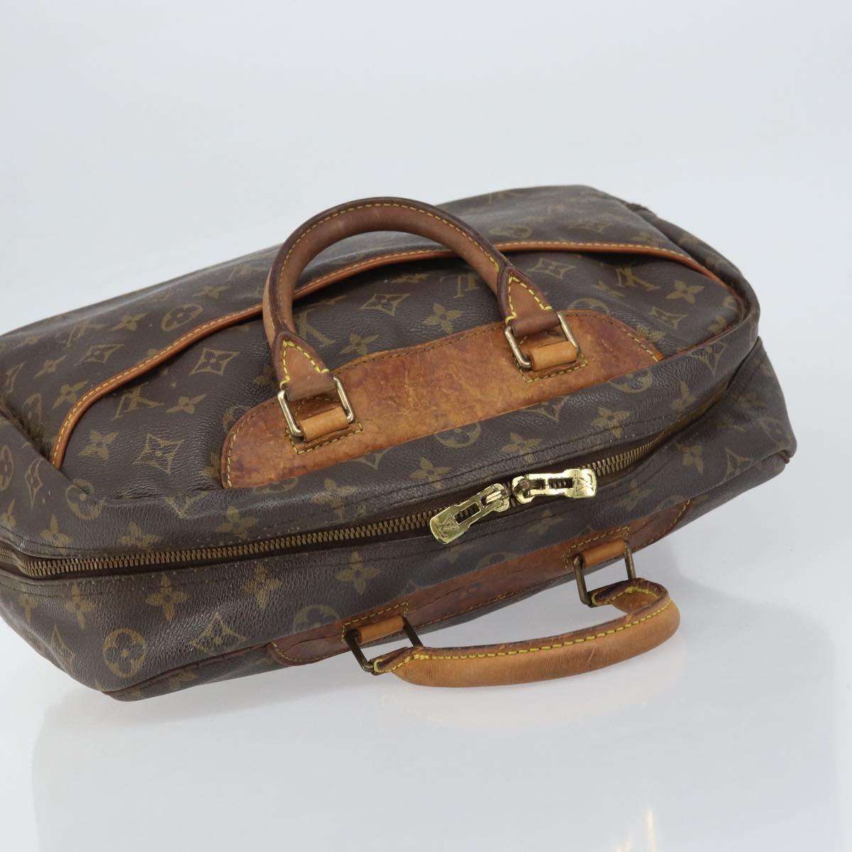 LOUIS VUITTON Monogram Deauville Hand Bag M47270 LV Auth BA8556