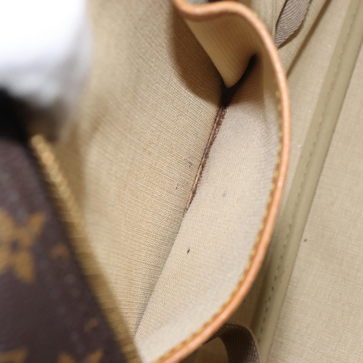 LOUIS VUITTON Monogram Deauville Hand Bag M47270 LV Auth BA8557