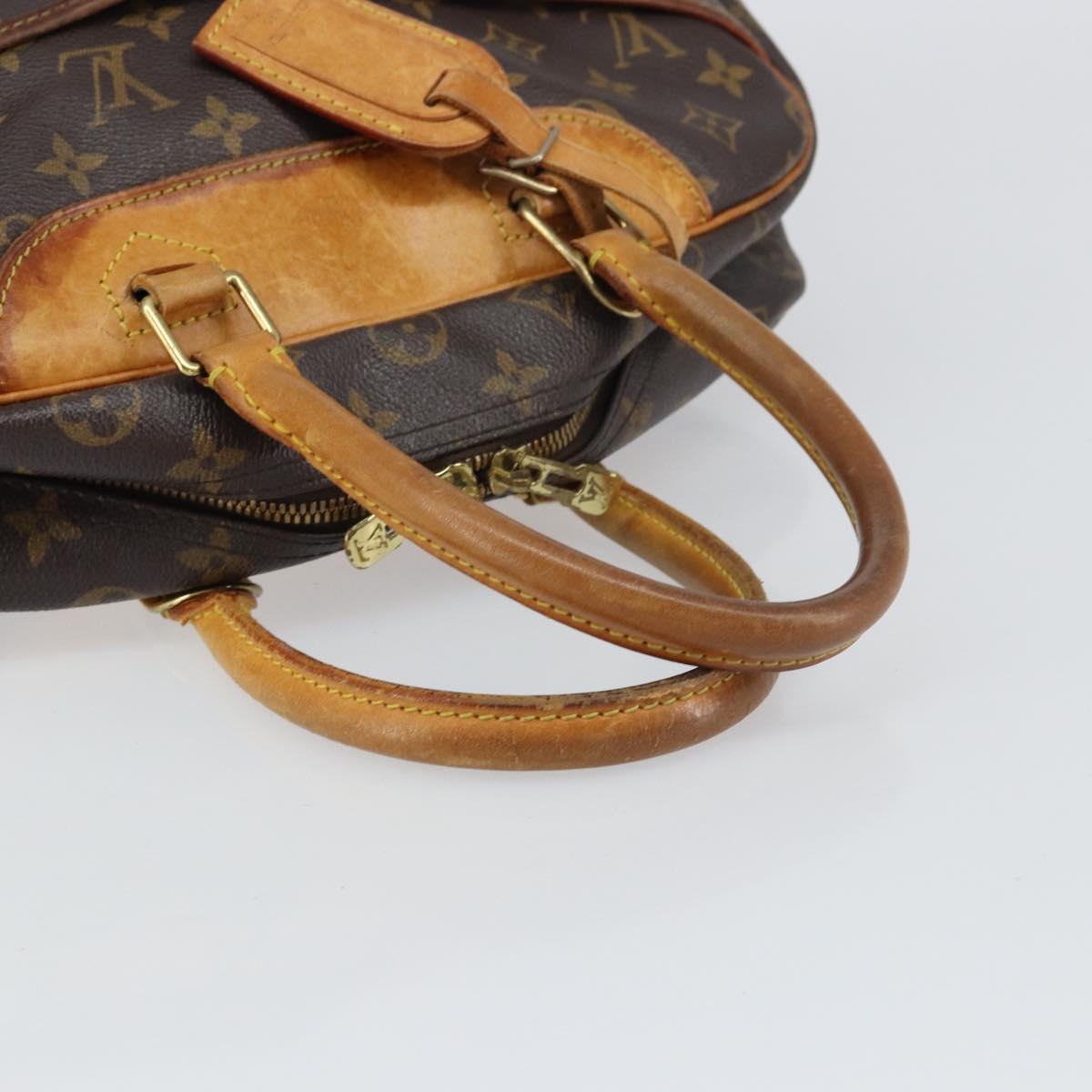 LOUIS VUITTON Monogram Deauville Hand Bag M47270 LV Auth BA8557
