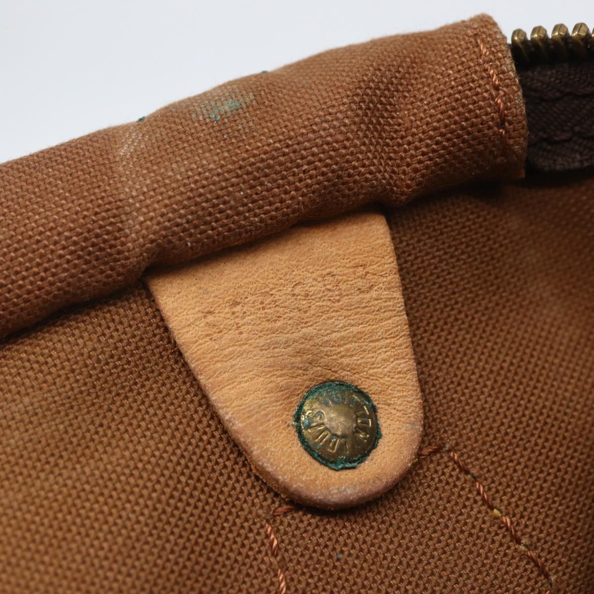 LOUIS VUITTON Monogram Speedy 30 Hand Bag M41526 LV Auth BA8564