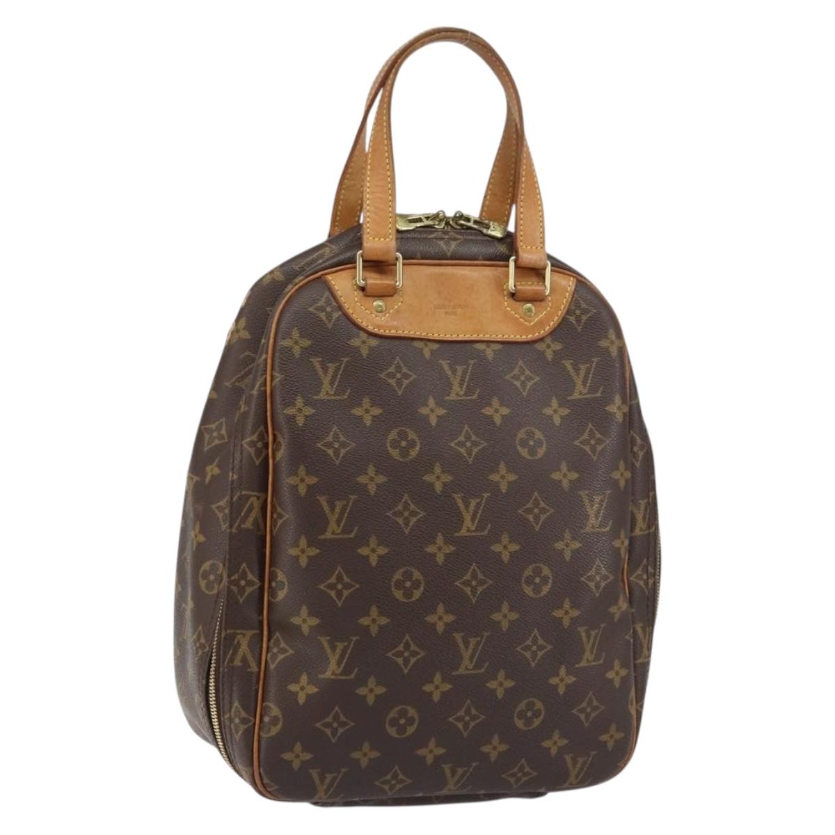LOUIS VUITTON Monogram Excursion Hand Bag M41450 LV Auth BA8565