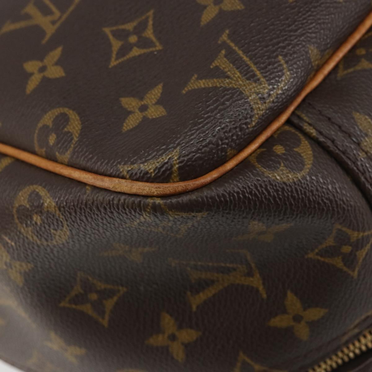 LOUIS VUITTON Monogram Excursion Hand Bag M41450 LV Auth BA8565
