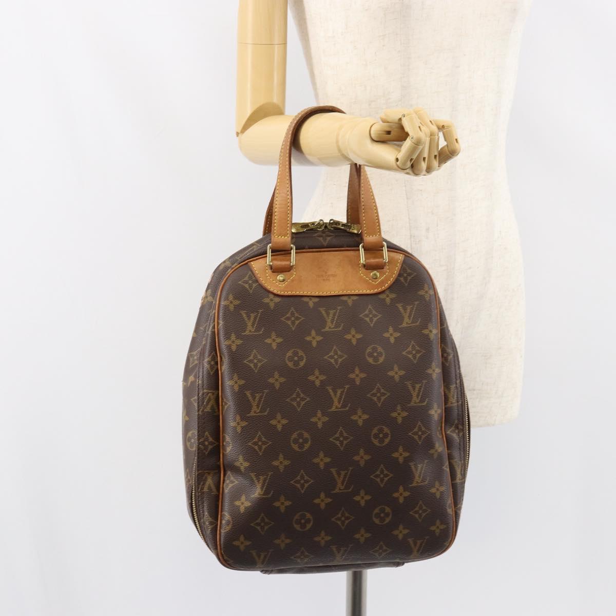 LOUIS VUITTON Monogram Excursion Hand Bag M41450 LV Auth BA8565