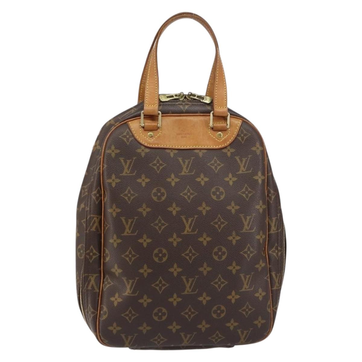 LOUIS VUITTON Monogram Excursion Hand Bag M41450 LV Auth BA8565