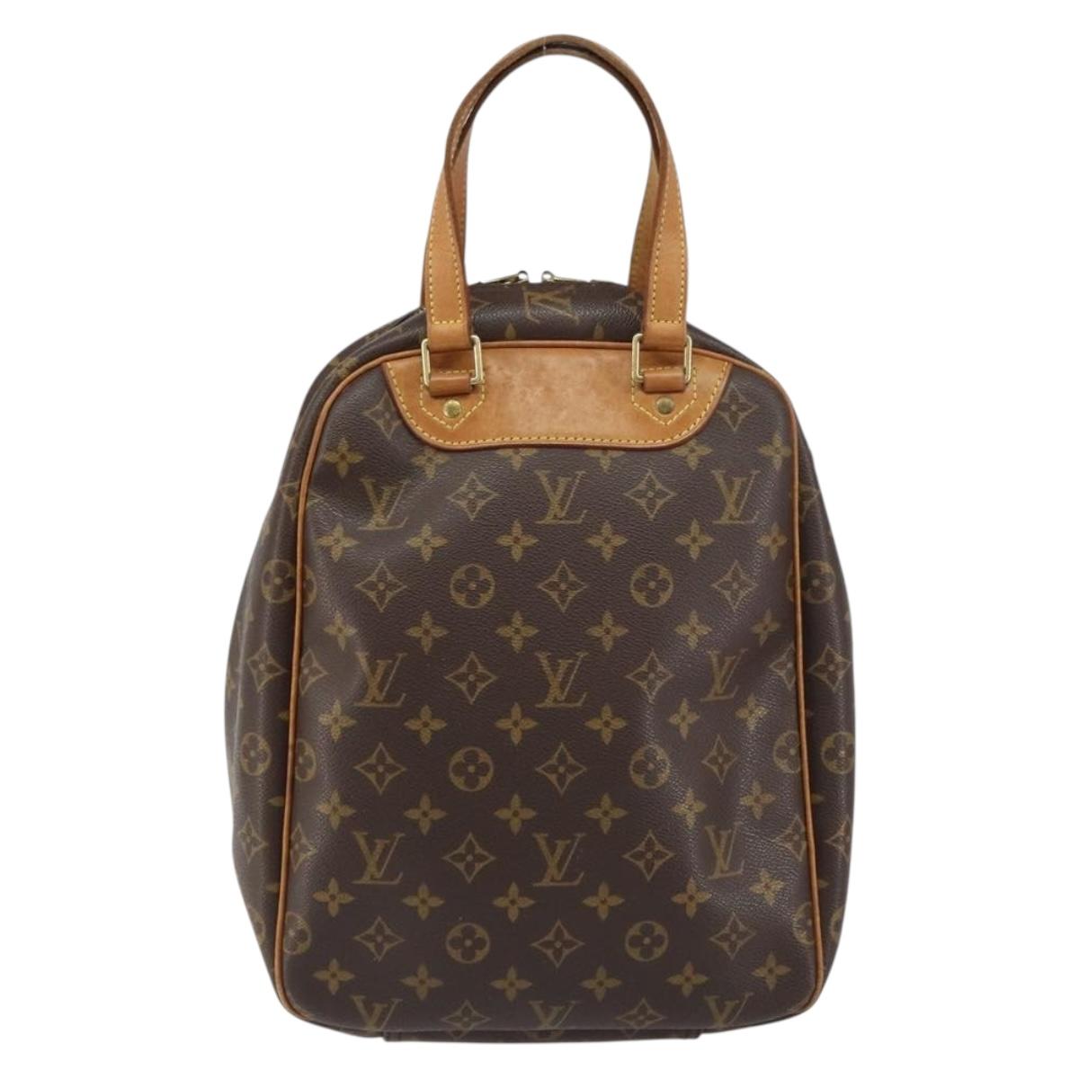 LOUIS VUITTON Monogram Excursion Hand Bag M41450 LV Auth BA8565