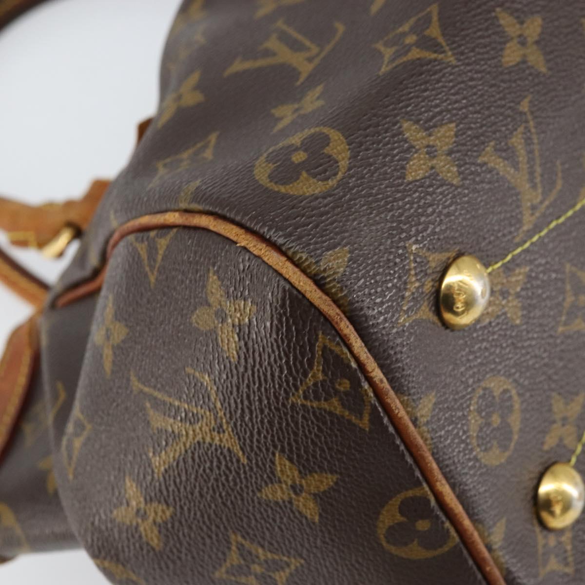 LOUIS VUITTON Monogram Tivoli PM Hand Bag M40143 LV Auth BA8567