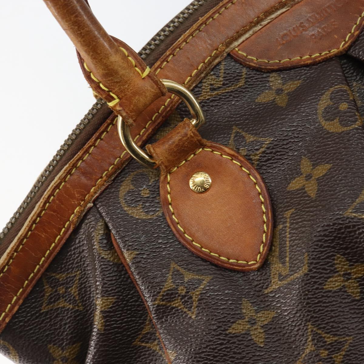 LOUIS VUITTON Monogram Tivoli PM Hand Bag M40143 LV Auth BA8567