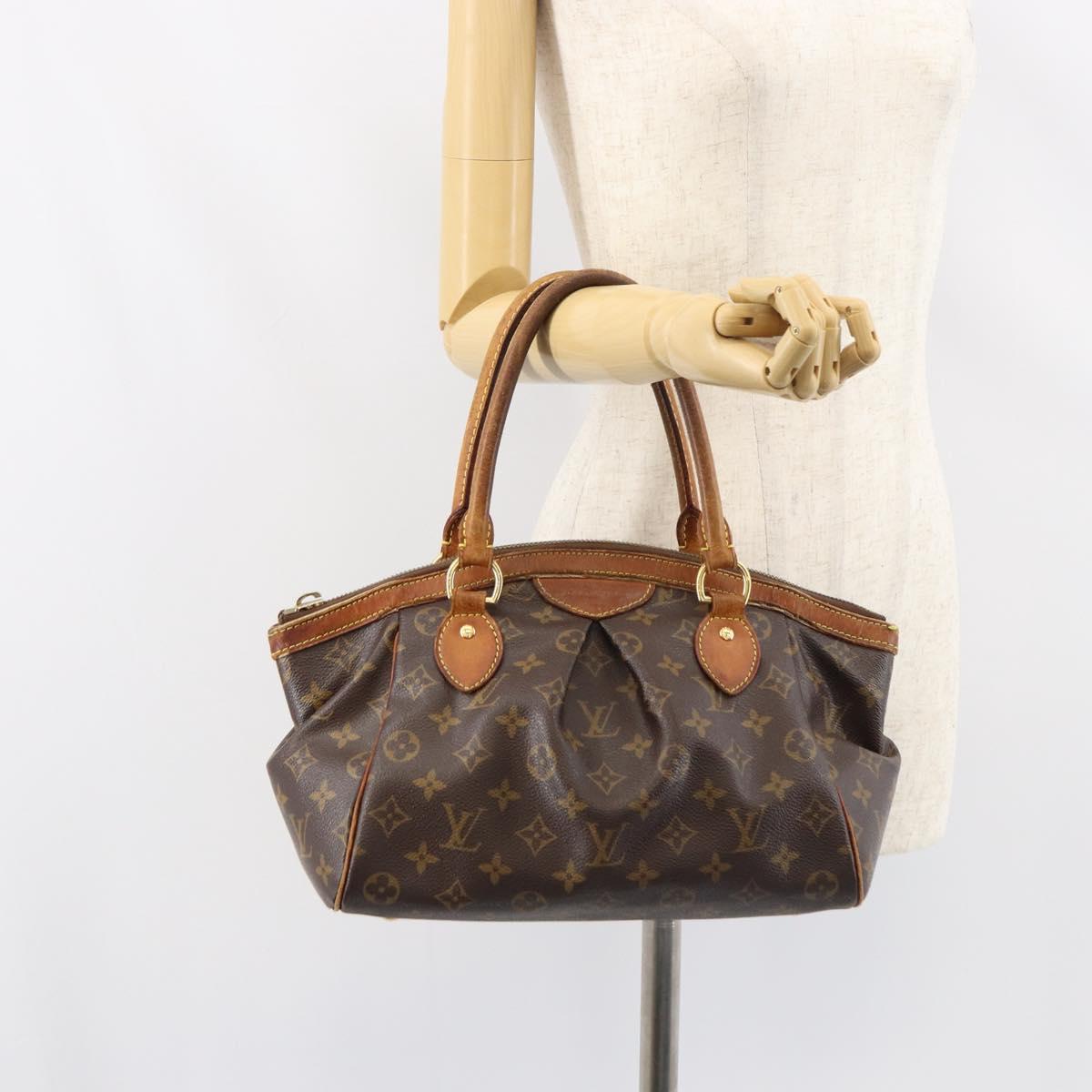 LOUIS VUITTON Monogram Tivoli PM Hand Bag M40143 LV Auth BA8567