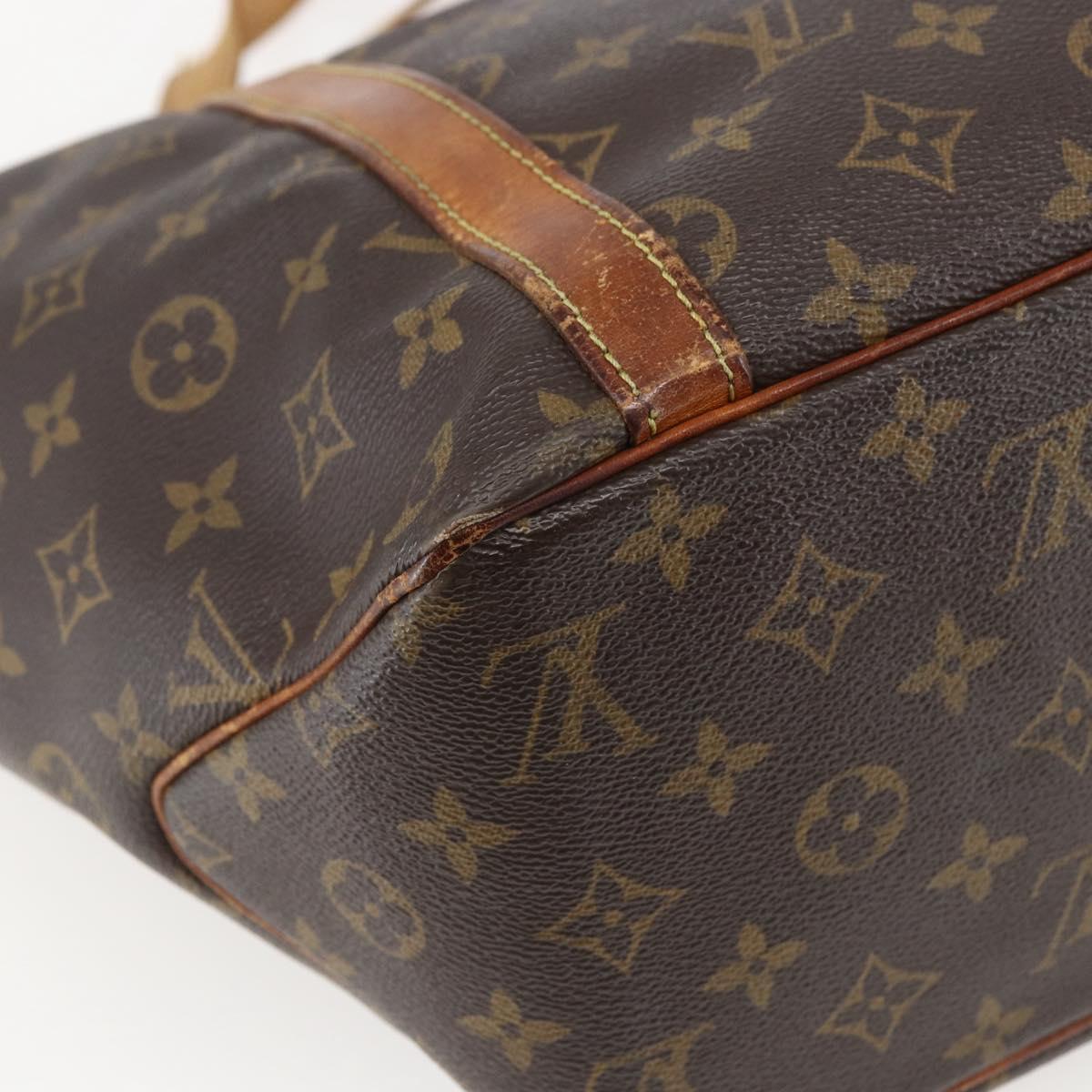 LOUIS VUITTON Monogram Sac Shopping Tote Bag M51108 LV Auth BA8568