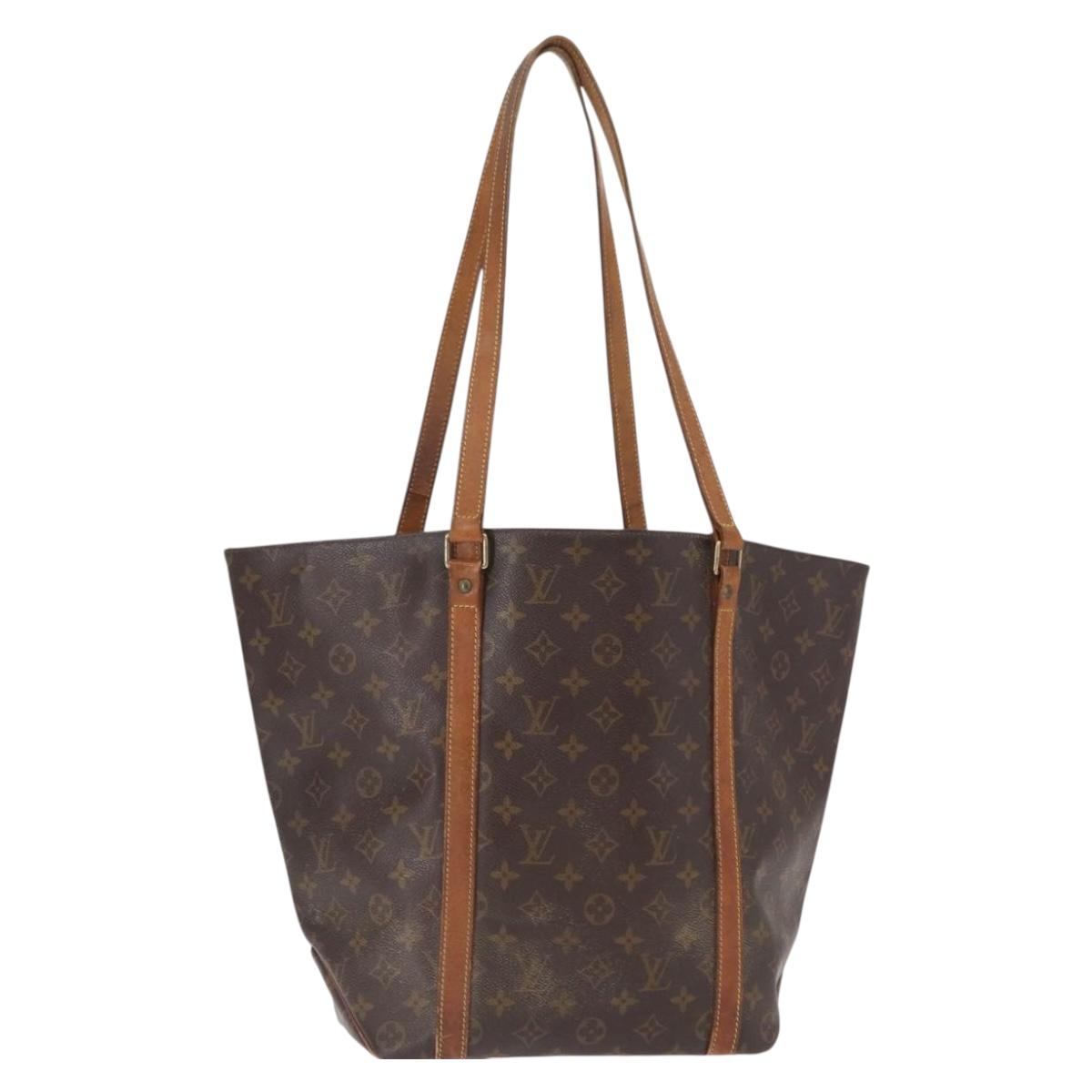 LOUIS VUITTON Monogram Sac Shopping Tote Bag M51108 LV Auth BA8569