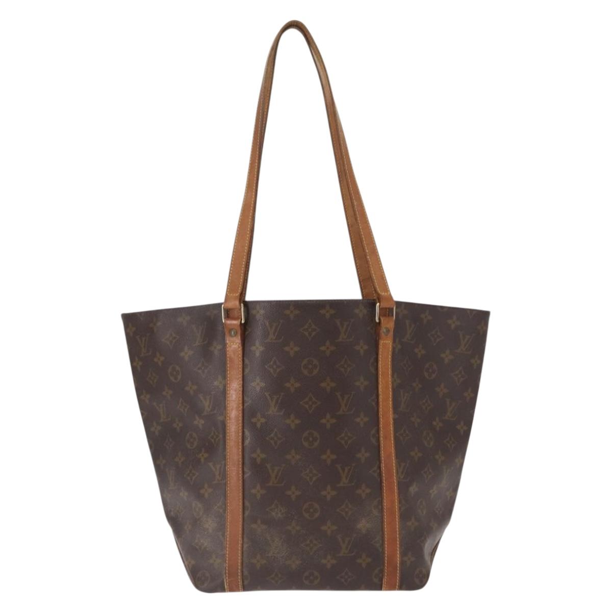 LOUIS VUITTON Monogram Sac Shopping Tote Bag M51108 LV Auth BA8569