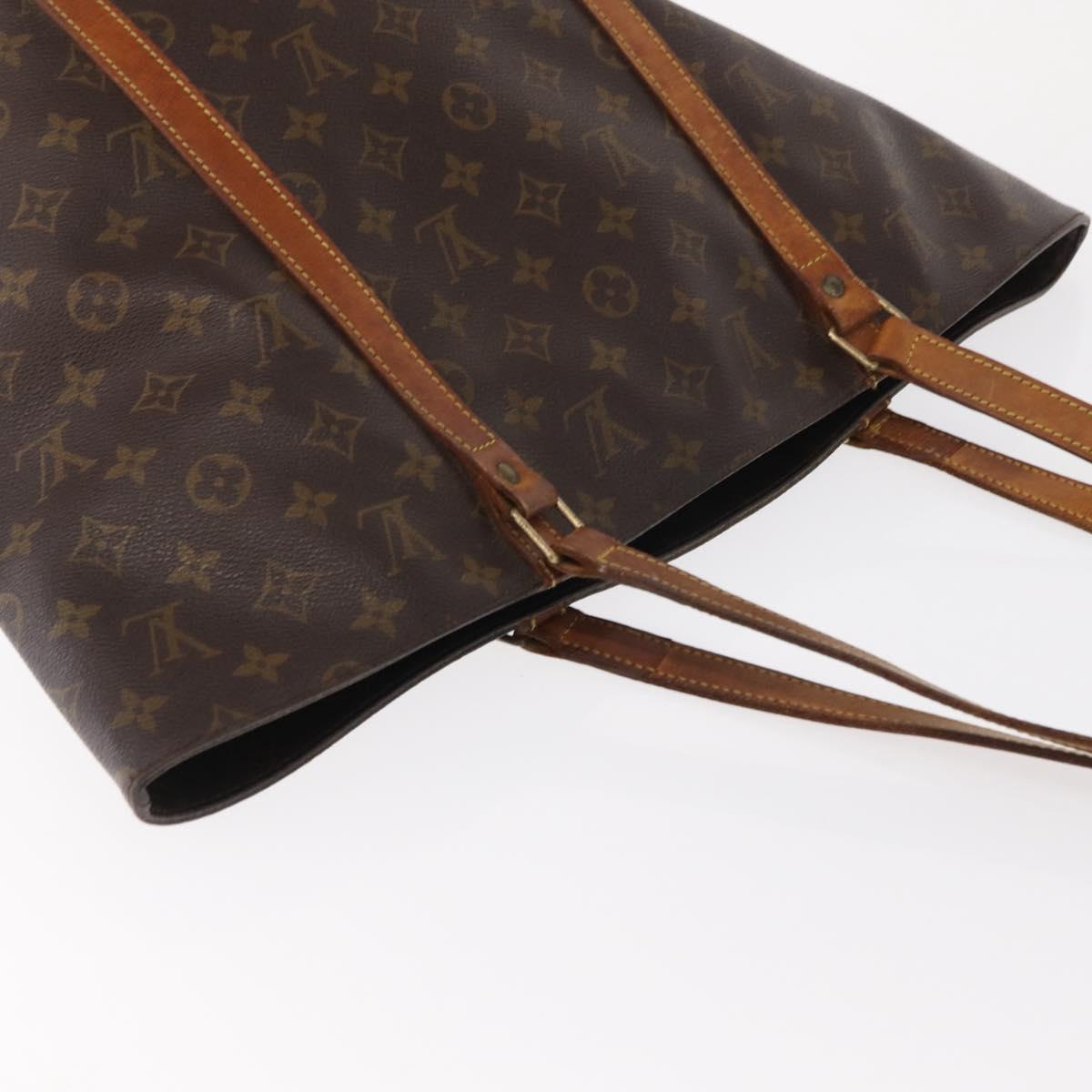 LOUIS VUITTON Monogram Sac Shopping Tote Bag M51108 LV Auth BA8569
