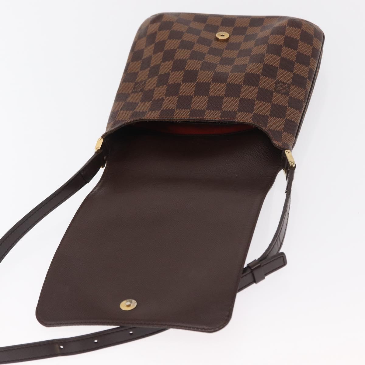 LOUIS VUITTON Damier Ebene Musette Salsa Short Shoulder Bag N51260 Auth BA8574