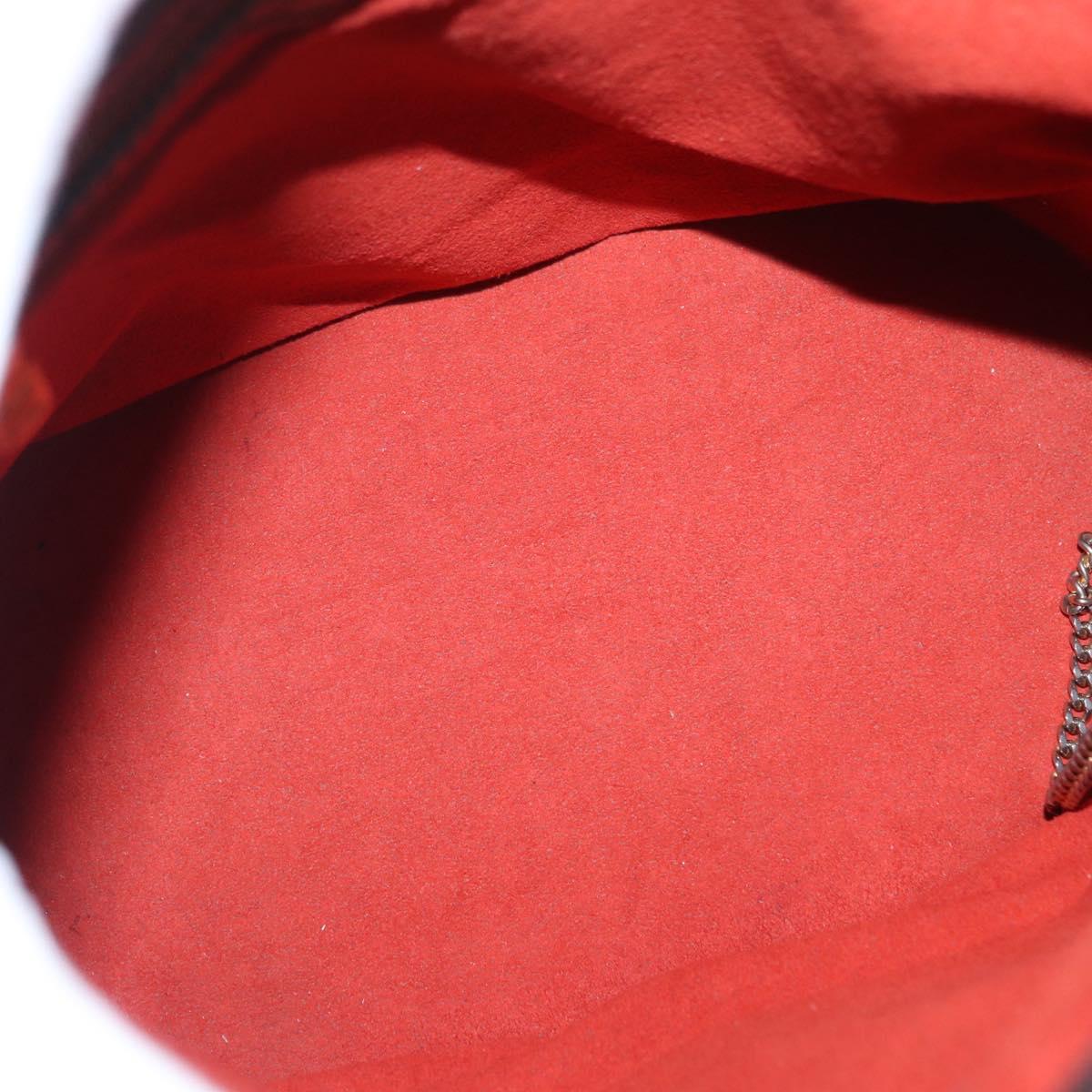 LOUIS VUITTON Damier Ebene Marais Shoulder Bag N42240 LV Auth BA8575