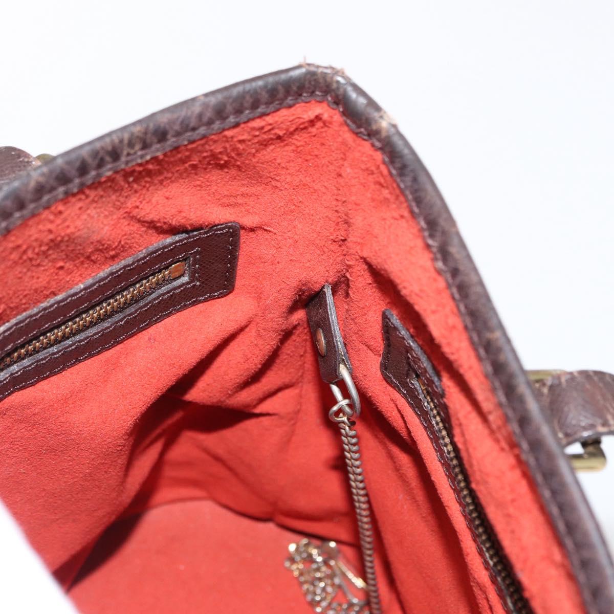 LOUIS VUITTON Damier Ebene Marais Shoulder Bag N42240 LV Auth BA8575