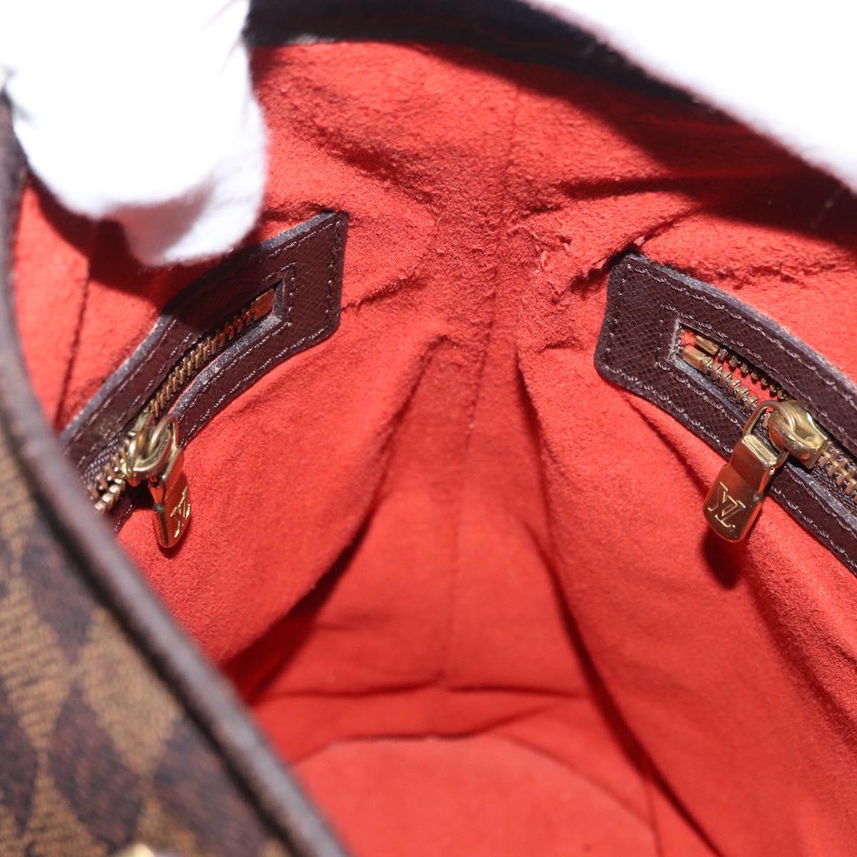 LOUIS VUITTON Damier Ebene Marais Shoulder Bag N42240 LV Auth BA8575