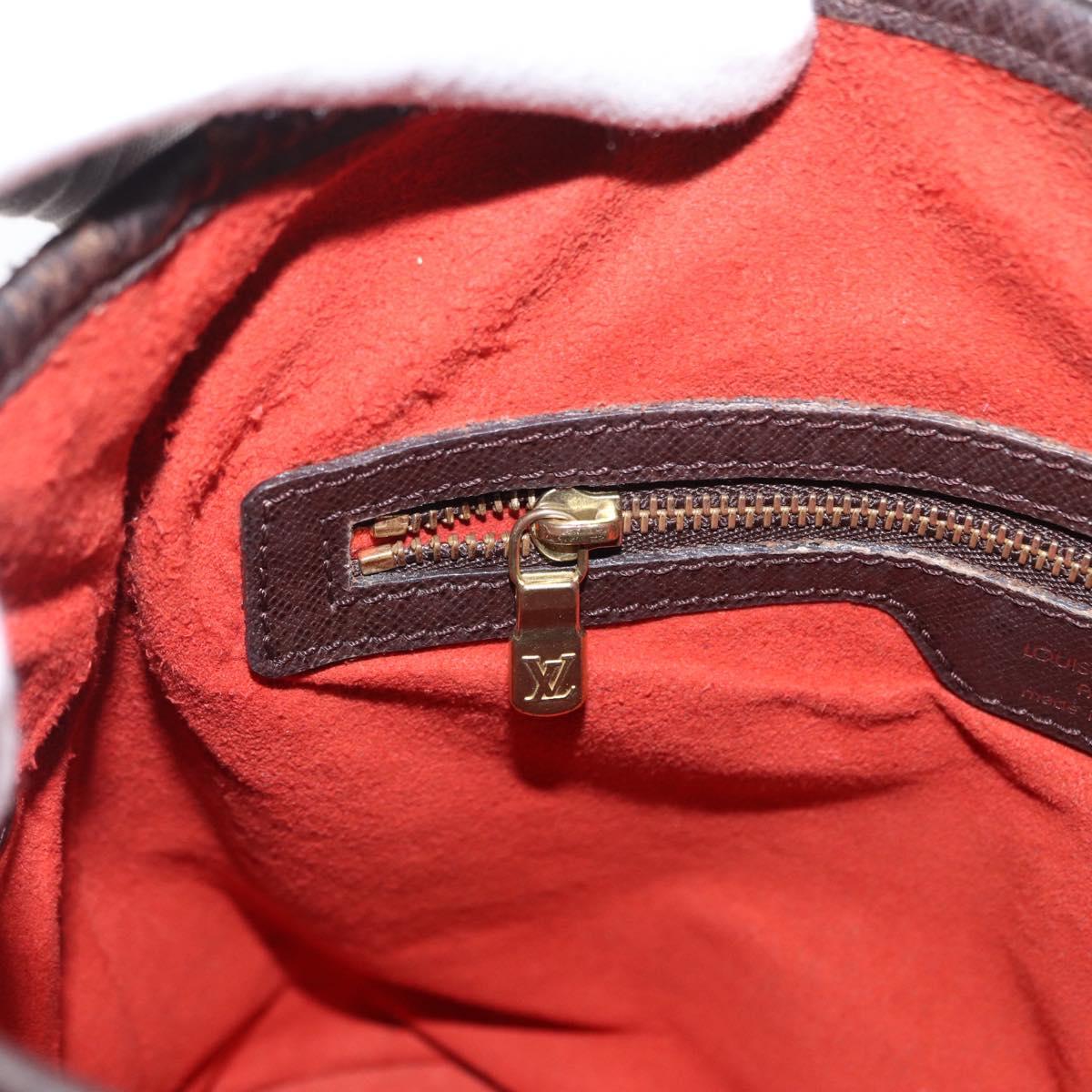 LOUIS VUITTON Damier Ebene Marais Shoulder Bag N42240 LV Auth BA8575