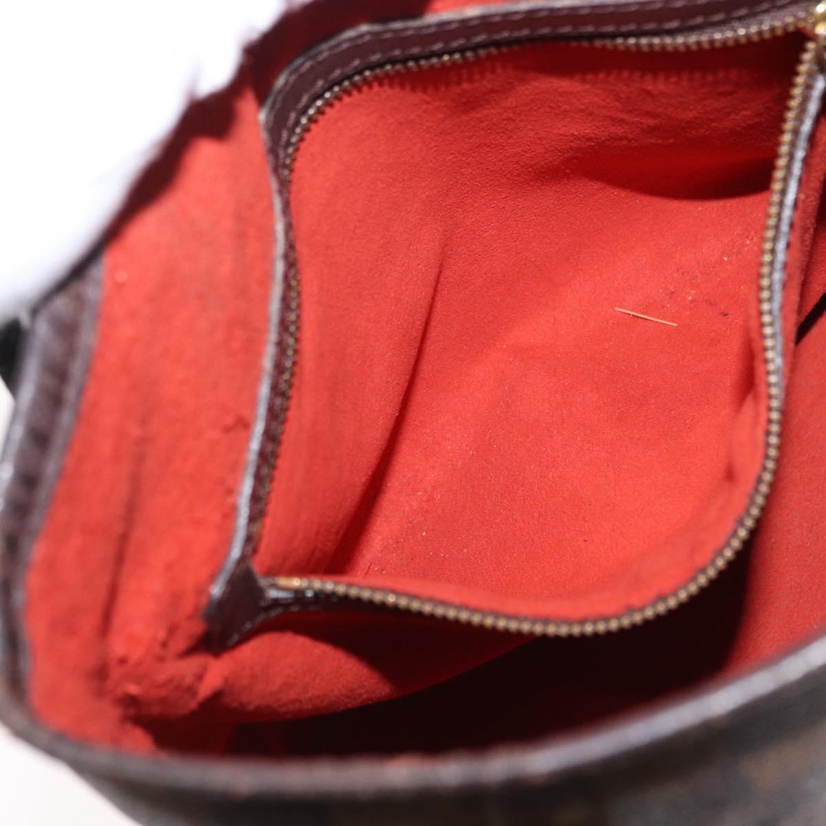 LOUIS VUITTON Damier Ebene Marais Shoulder Bag N42240 LV Auth BA8575