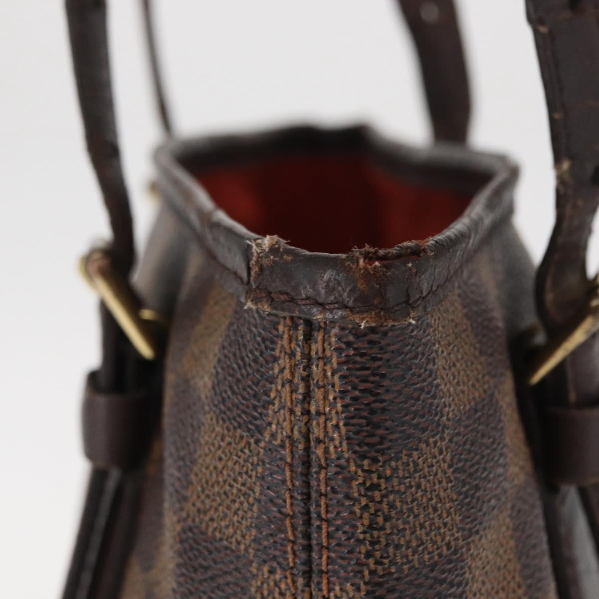 LOUIS VUITTON Damier Ebene Marais Shoulder Bag N42240 LV Auth BA8575